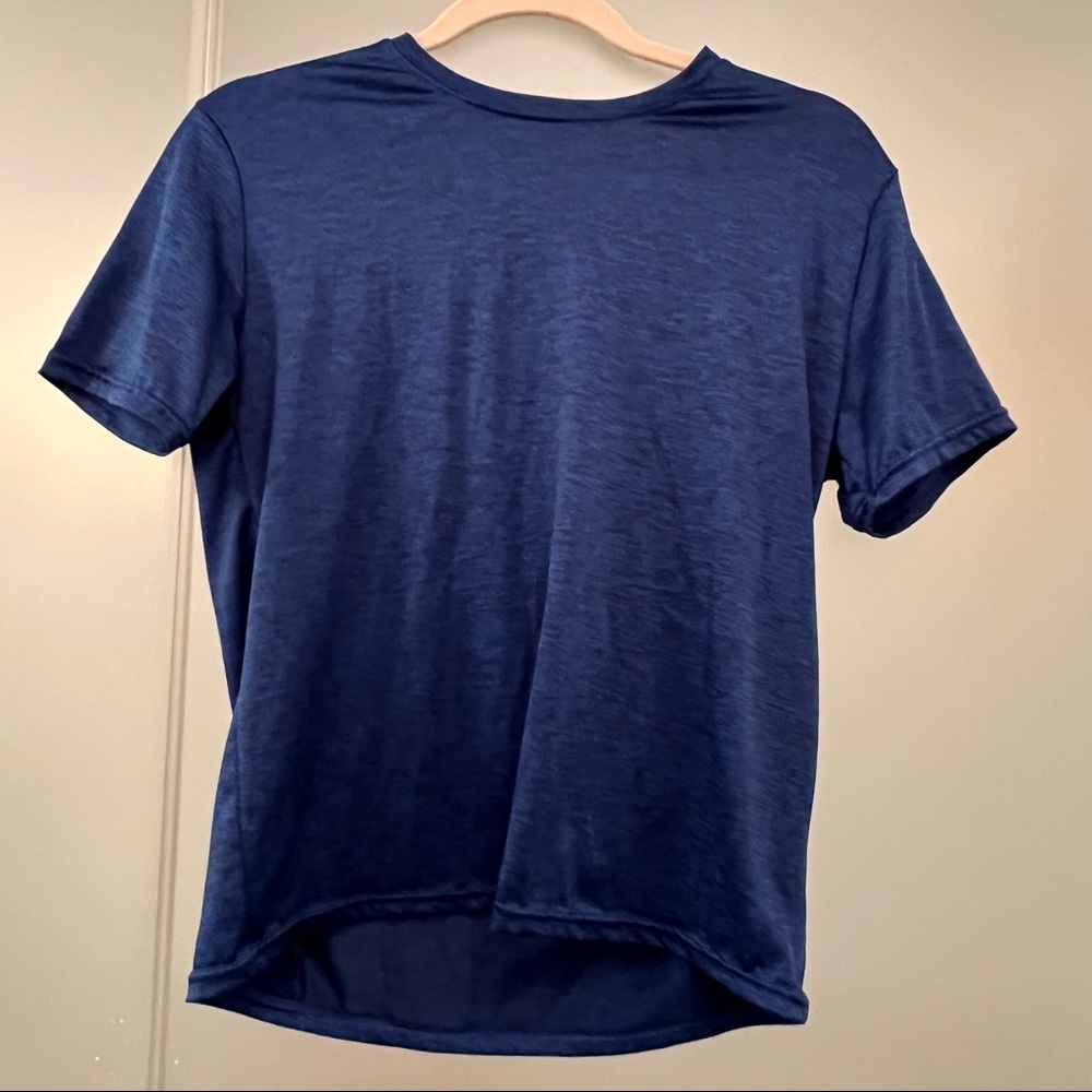 Real Essentials Boys Athletic Shirt Blue, XL, Good Condition